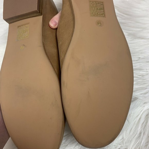 NEW Jeffrey Campbell tan leather slip on loafer - Picture 6 of 10